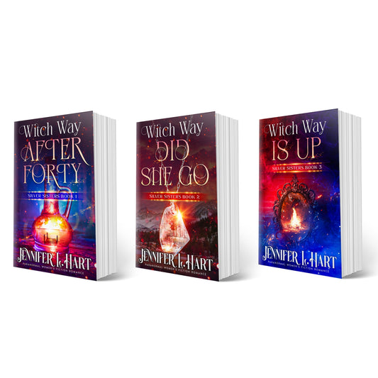 Paperback books 1, 2, and 3, Silver Sisters series